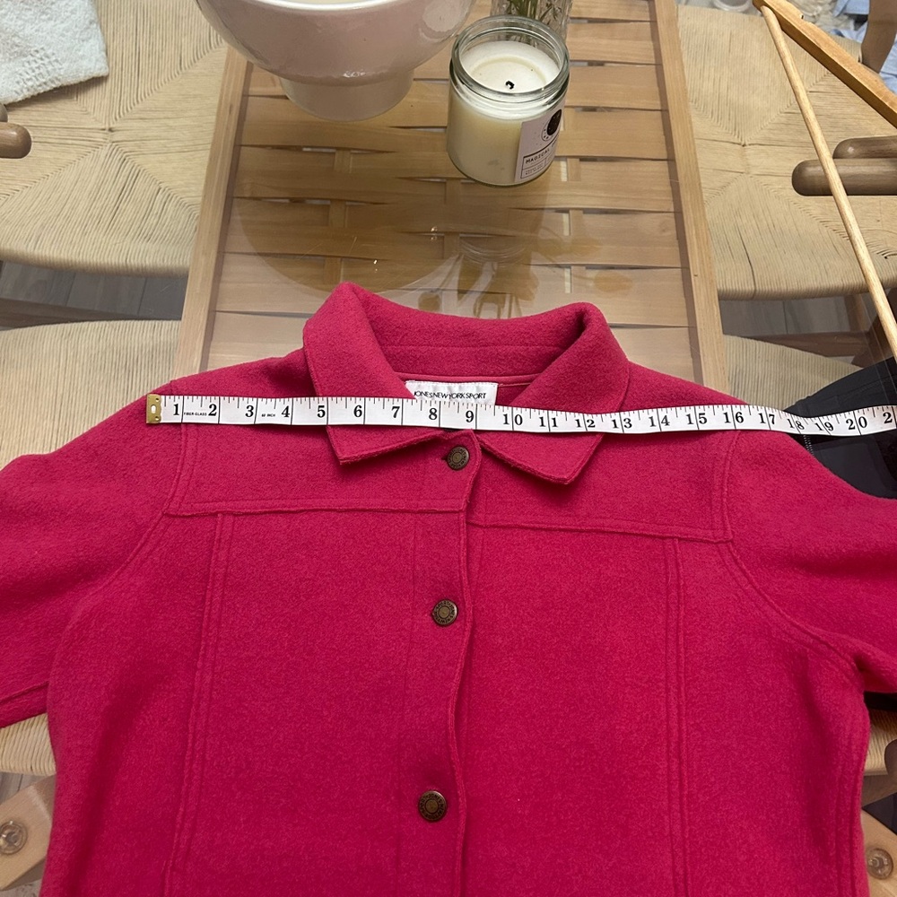 Wool Bright Pink Jacket - Picture 8 of 9